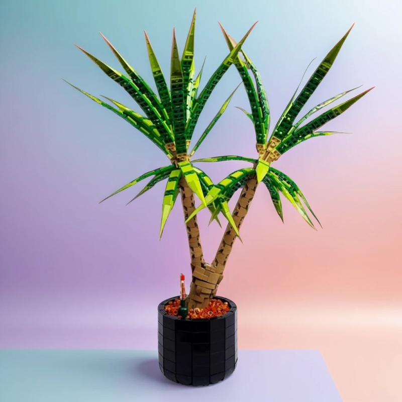 Dracaena Marginata - 1961피스 MOC 드라세나 마르미나타 드래곤 트리