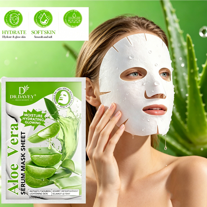 알로에 베라 세럼 페이셜 마스크 시트 피부 케어 보습  - Aloe Vera Pot 리뷰 및 가격