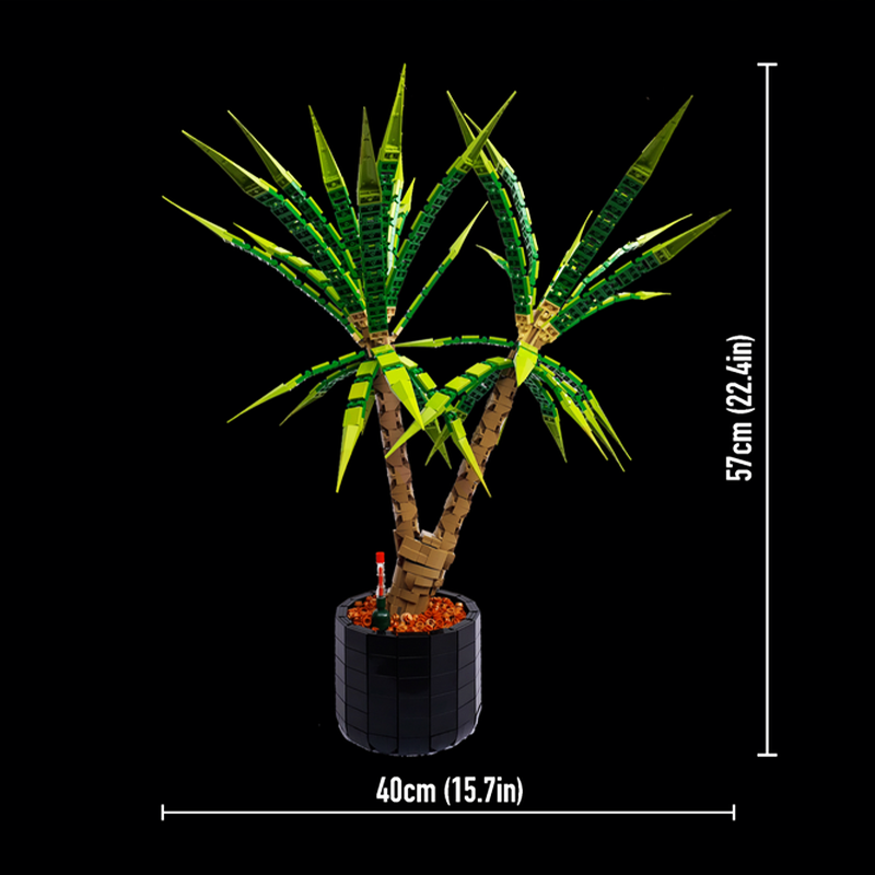 1961PCS MOC 중세 성 드라카나 마르미나타 드래 - Dracaena Marginata 리뷰 및 가격