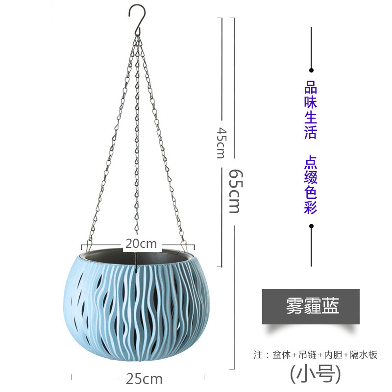 두꺼운 플라스틱 인조 라탄 걸이형 화분, 실내외 정원용 - Spider Plant Hanging 리뷰 및 가격