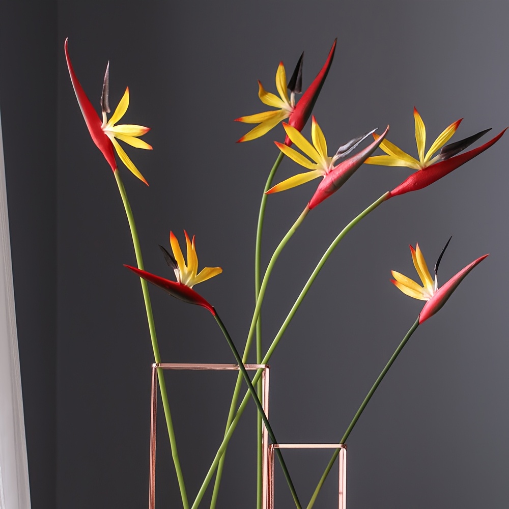 인공 꽃 낙원의 새 하와이 열대 꽃 Strelitzia - Bird Paradise Strelitzia 리뷰 및 가격