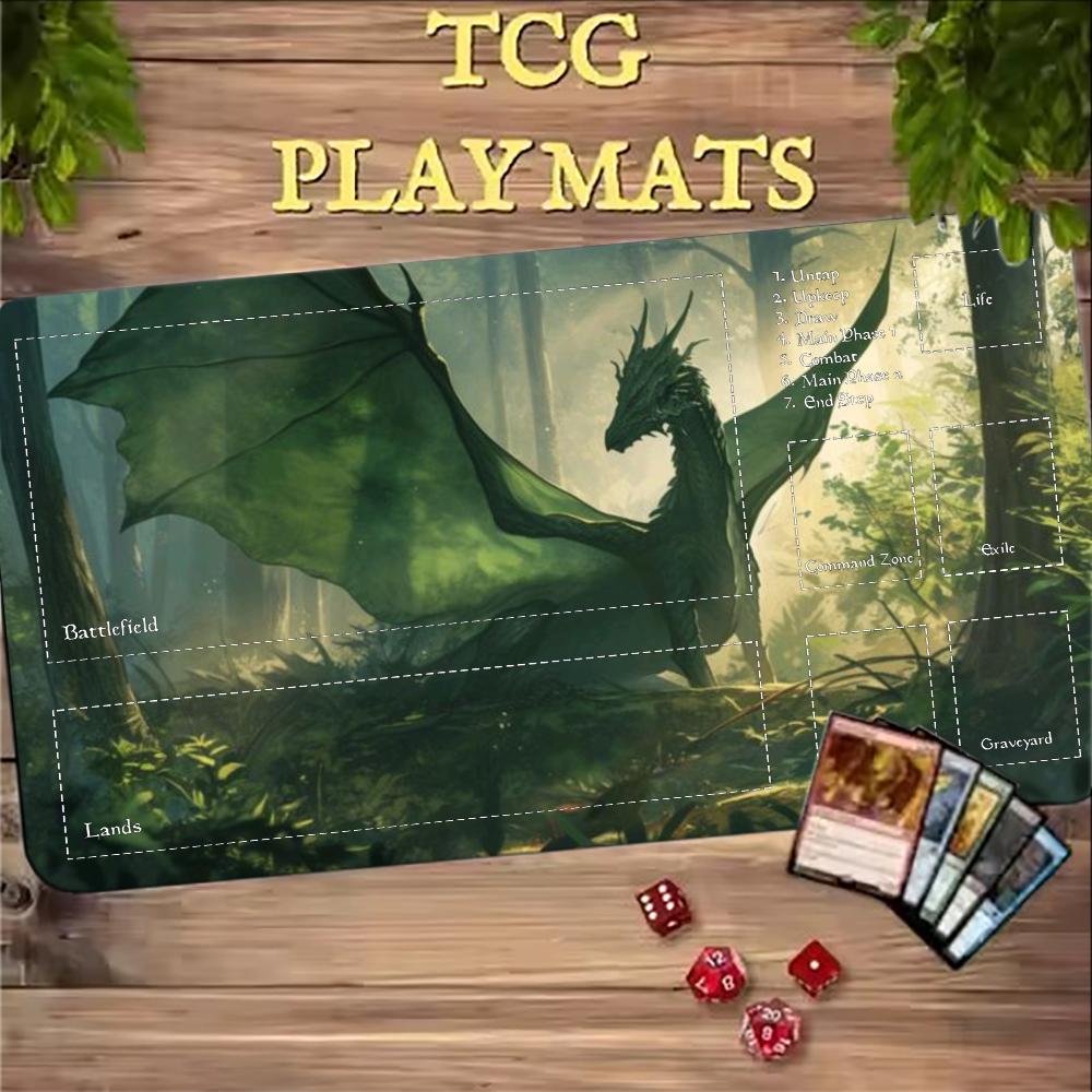 다크 퍼플 피닉스 플레이매트 TCG 카드 게임 매트 대 - Tradescantia Purple 리뷰 및 가격