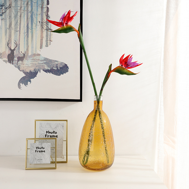 인조 스트렐리치아 꽃 2개, 80cm 길이의 인조 식물 - Bird Paradise Strelitzia 리뷰 및 가격