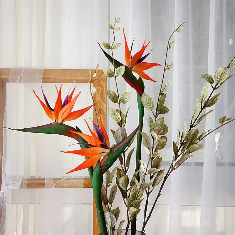 인조 리얼 터치 플라워, 새 오브 파라다이스, 스트렐리 - Bird Paradise Strelitzia 리뷰 및 가격