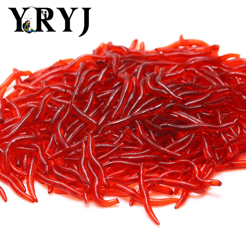 3.5cm 소프트 루어 배스 브림 혈벌레 낚시 지렁이  - Aglaonema Red 리뷰 및 가격